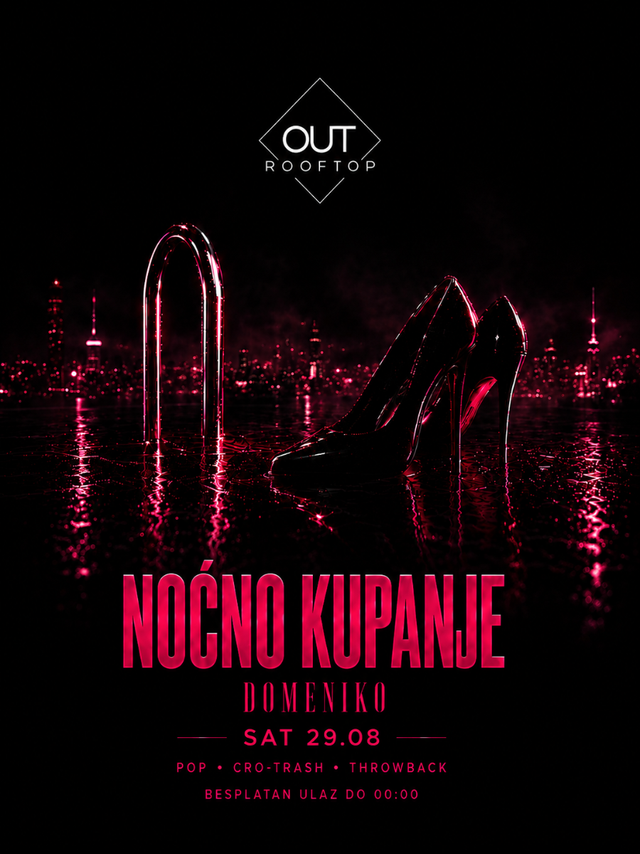 NOČNO KUPANJE | SUGAR @ OUT ROOFTOP ILICA 16