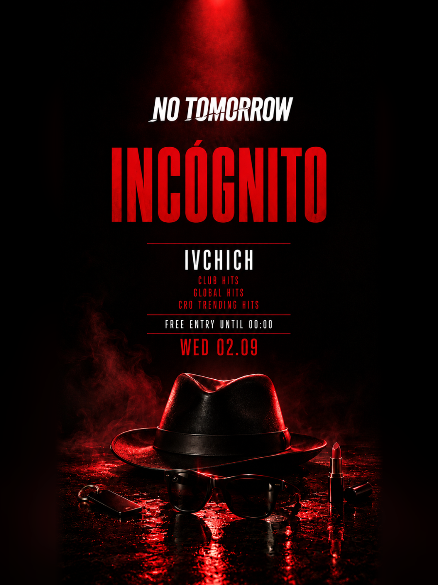 INCOGNITO | NO TOMORROW @ OUT BUNKER ILICA 16