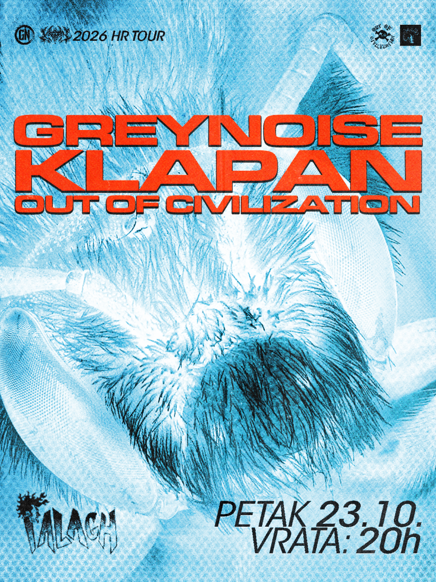 Diskonnekt tour - GreyNoise, Klapan, Out Of Civilization
