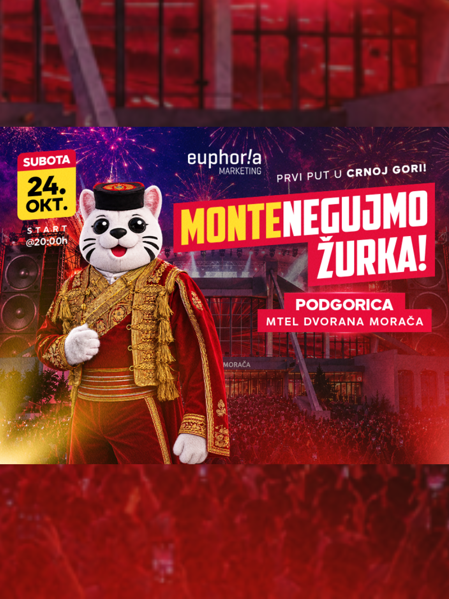 MONTENEGUJMO ŽURKA