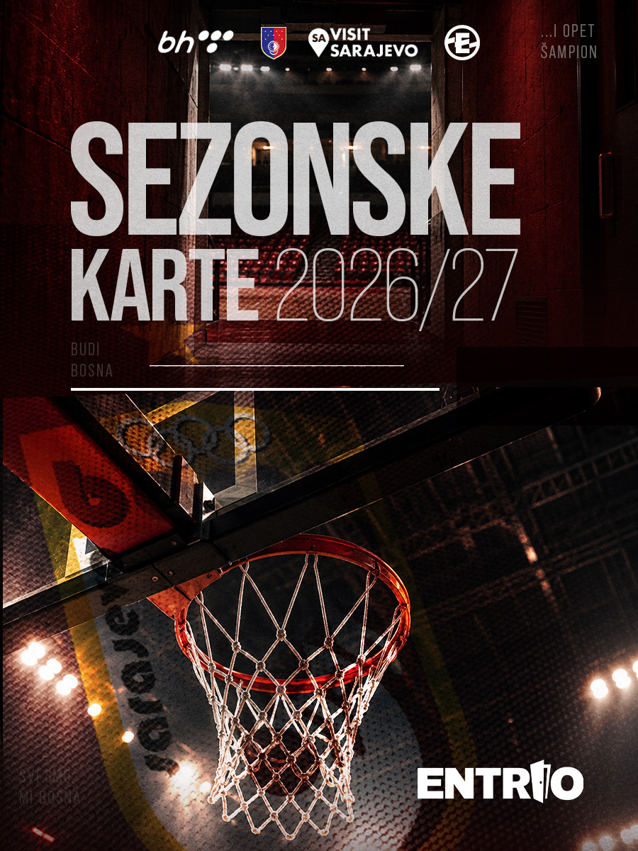 KK BOSNA BH TELECOM - SEZONSKA ULAZNICA 2026/2027