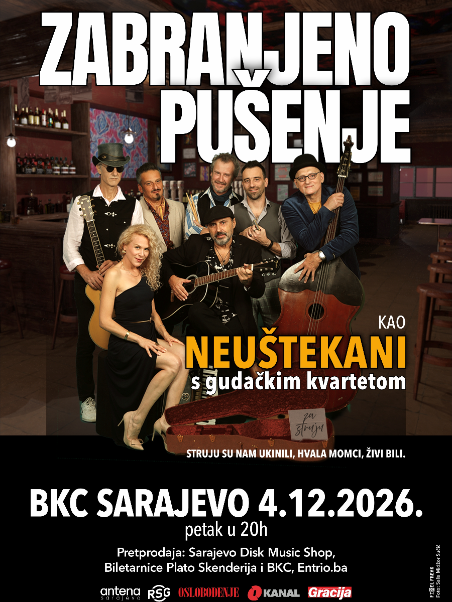 Zabranjeno pušenje kao Neuštekani @ BKC Sarajevo