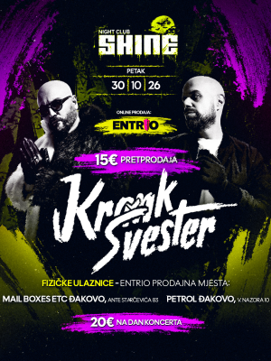 Krankšvester u clubu Shine Đakovo