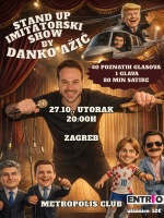 Zagreb: IMITATORSKI STAND UP SHOW BY DANKO AŽIĆ