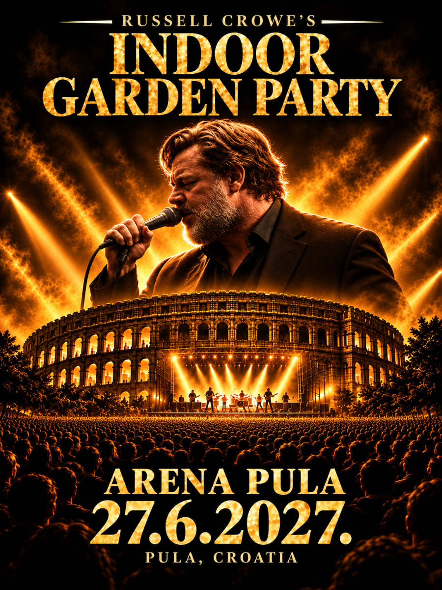 Russell Crowe's INDOOR GARDEN PARTY