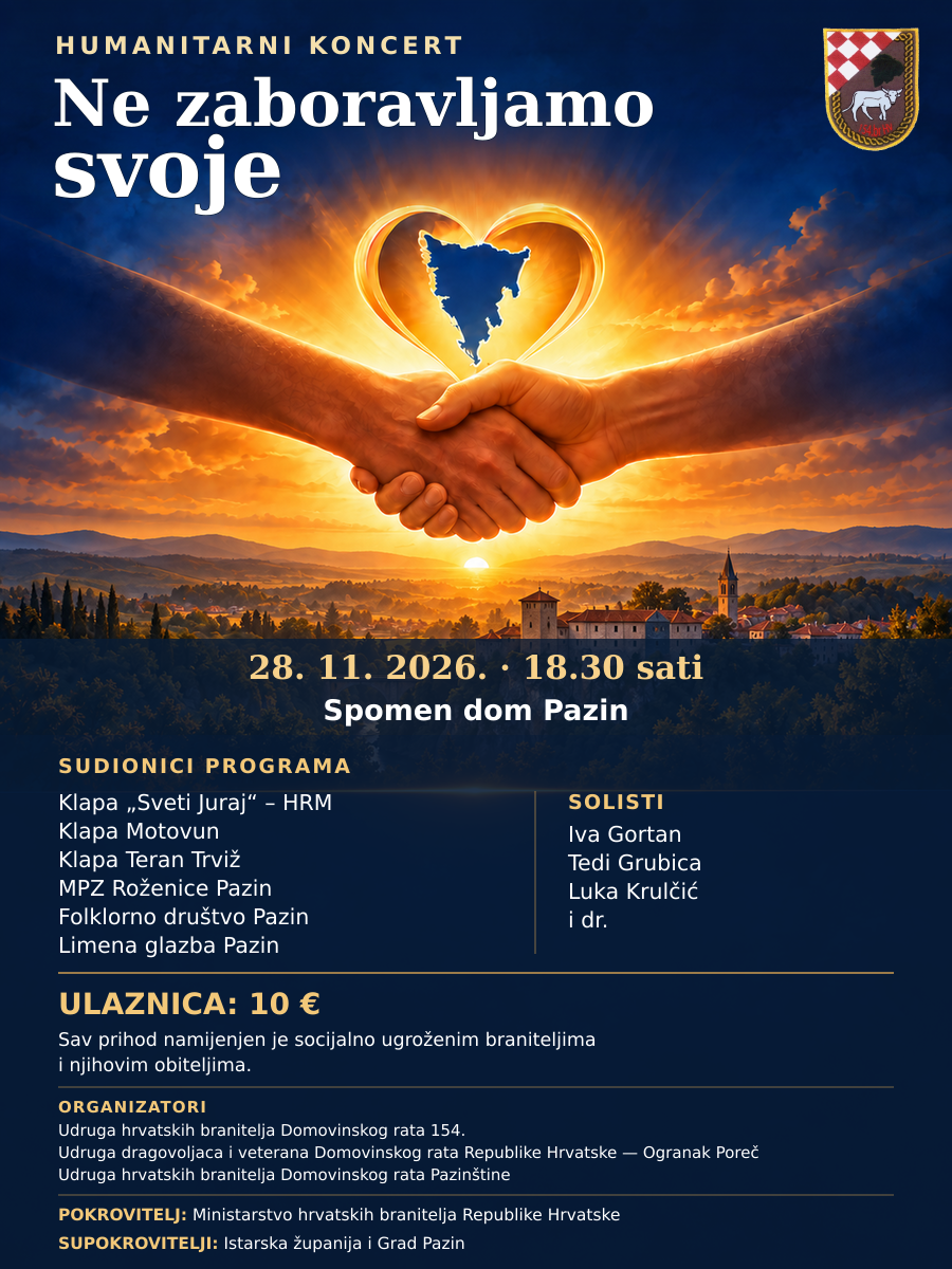 Humanitarni koncert "Ne zaboravljamo svoje"