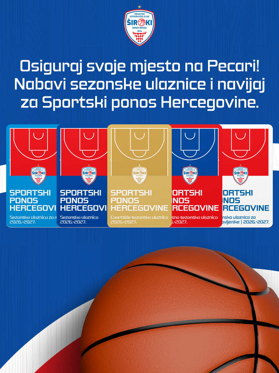 HKK "ŠIROKI TT KABELI"  SEZONSKA ULAZNICA 2026/2027