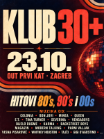 KLUB 30+ | Zabava za 30+ GENERACIJU - 23.10.