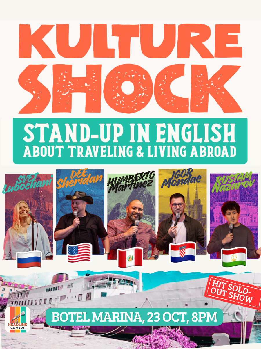 RIJEKA: "Kulture Shock" stand-up in English