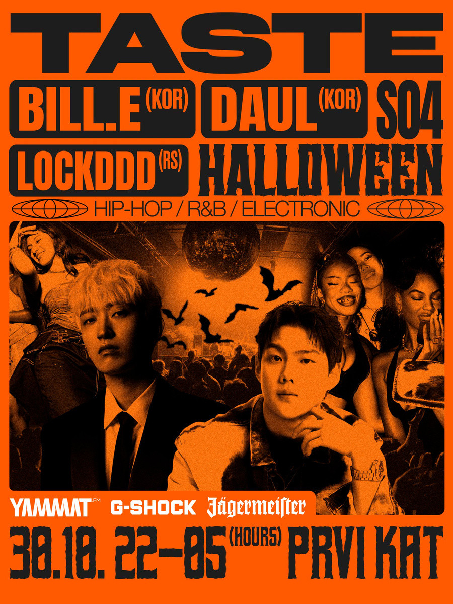 Taste Presents: HALLOWEEN @ PRVI KAT - HIP-HOP / R&B / ELECTRONIC