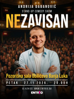 BANJA LUKA - "Nezavisan" stand - up Andrija Dabanović