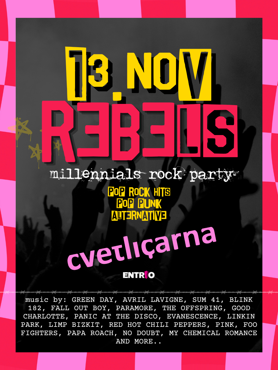 REBELS (Millennials Rock Party) - 13. November 2026