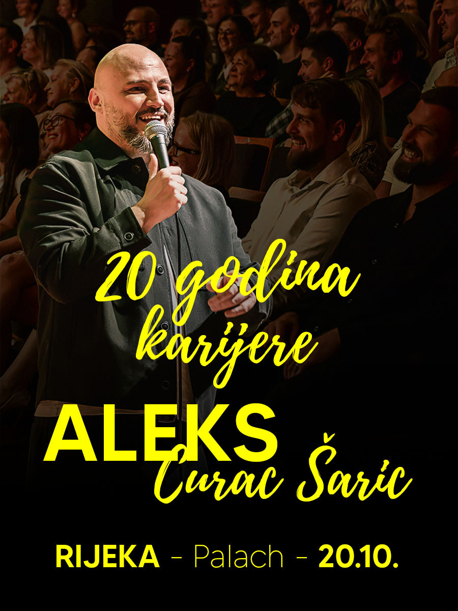RIJEKA - 20 god. karijere - Aleks Curać Šarić - stand up by LAJNAP