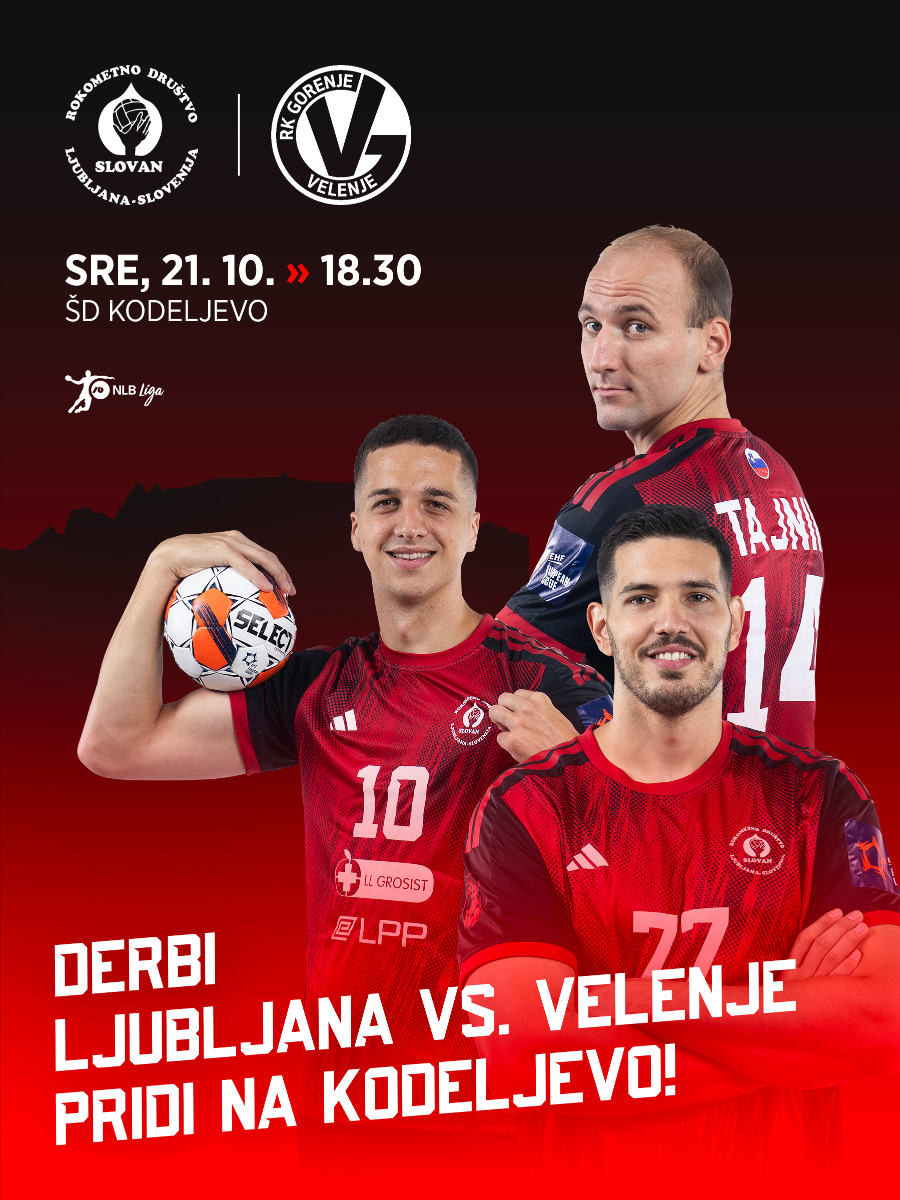 9. krog lige NLB - RD LL GROSIST SLOVAN : RK GORENJE VELENJE