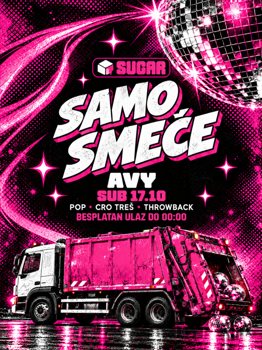 SAMO SMEĆE | SUGAR @ OUT ROOFTOP ILICA 16