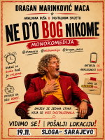 Premijera nove monokomedije "Ne d'o Bog nikome"