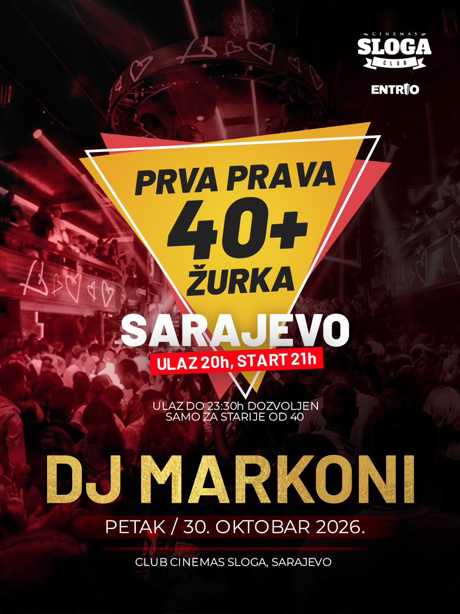 40+ Žurka u Slogi