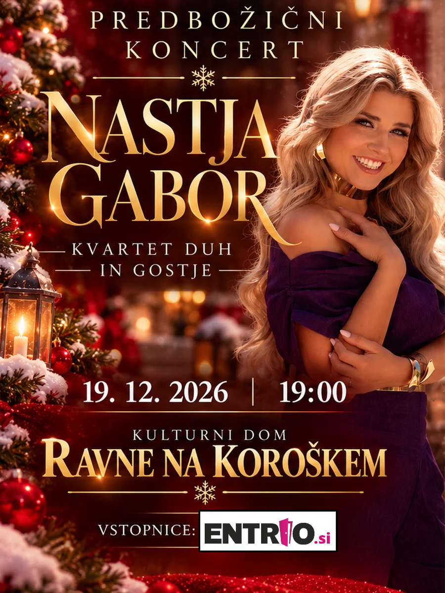 NASTJA GABOR - Predbožični koncert s Kvartetom Duh in drugimi gosti