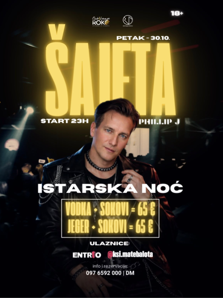 ŠAJETA - ISTARSKA NOĆ@ Club Roko