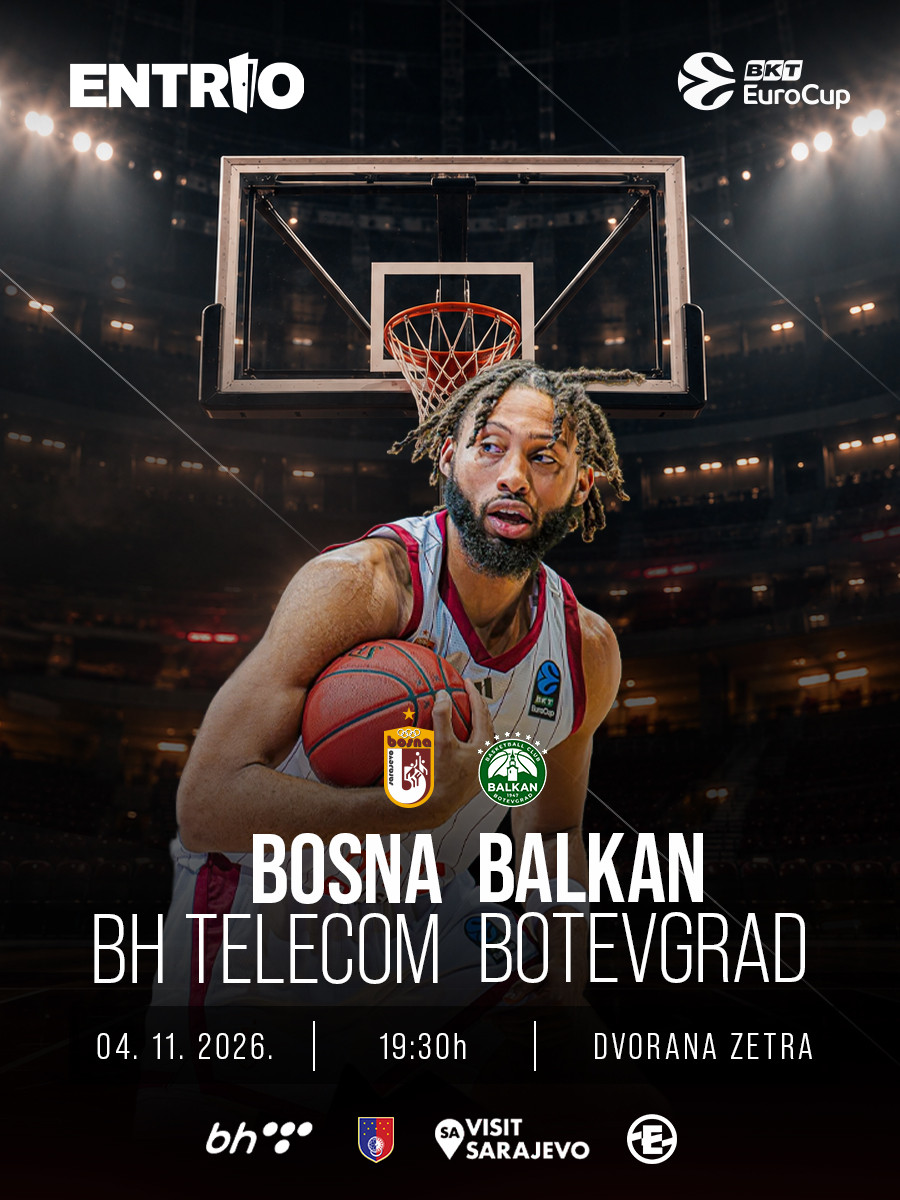Europa: Eurocup  KK Bosna - Balkan