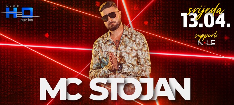 Tickets fr Live koncert: MC Stojan, Club H2O, Zagreb | Mittwoch ,  13.04.2022., 22:00h | Entrio.hr