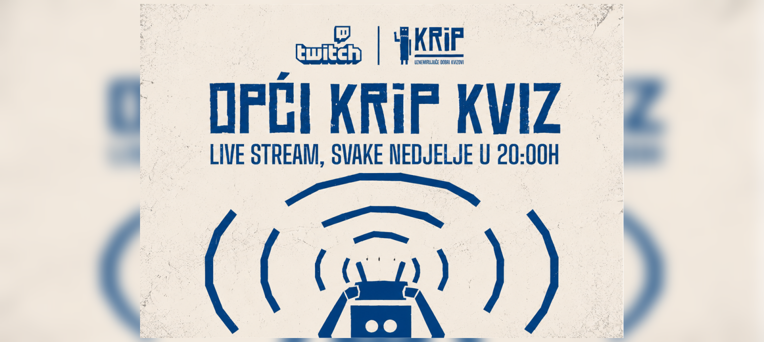 Live stream KRiP: kviz općeg znanja #251